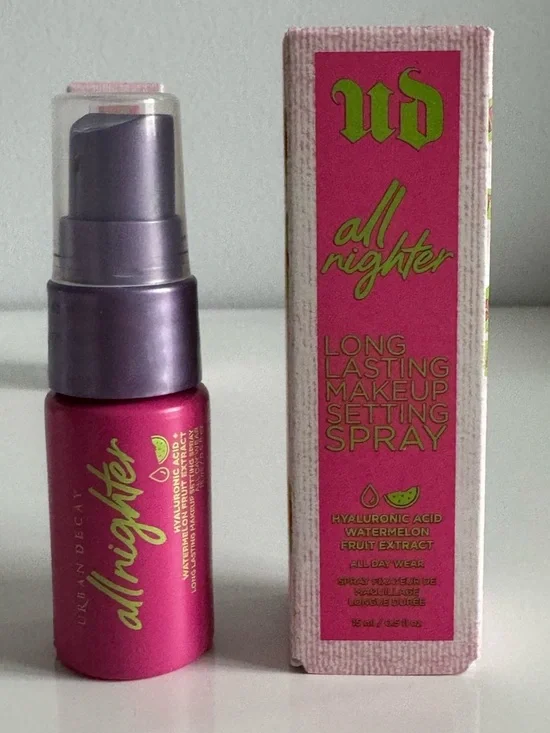 Urban Decay All Nighter Long Lasting Makeup Setting Spray Mini Duo - Watermelon - Picture 9 of 16